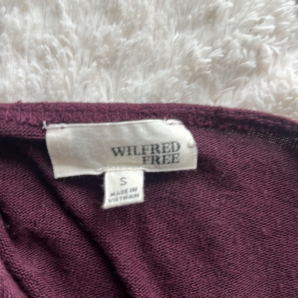 Size S, Aritzia (Wilfred), Wine Red, Bodycon - Picture 2 of 4